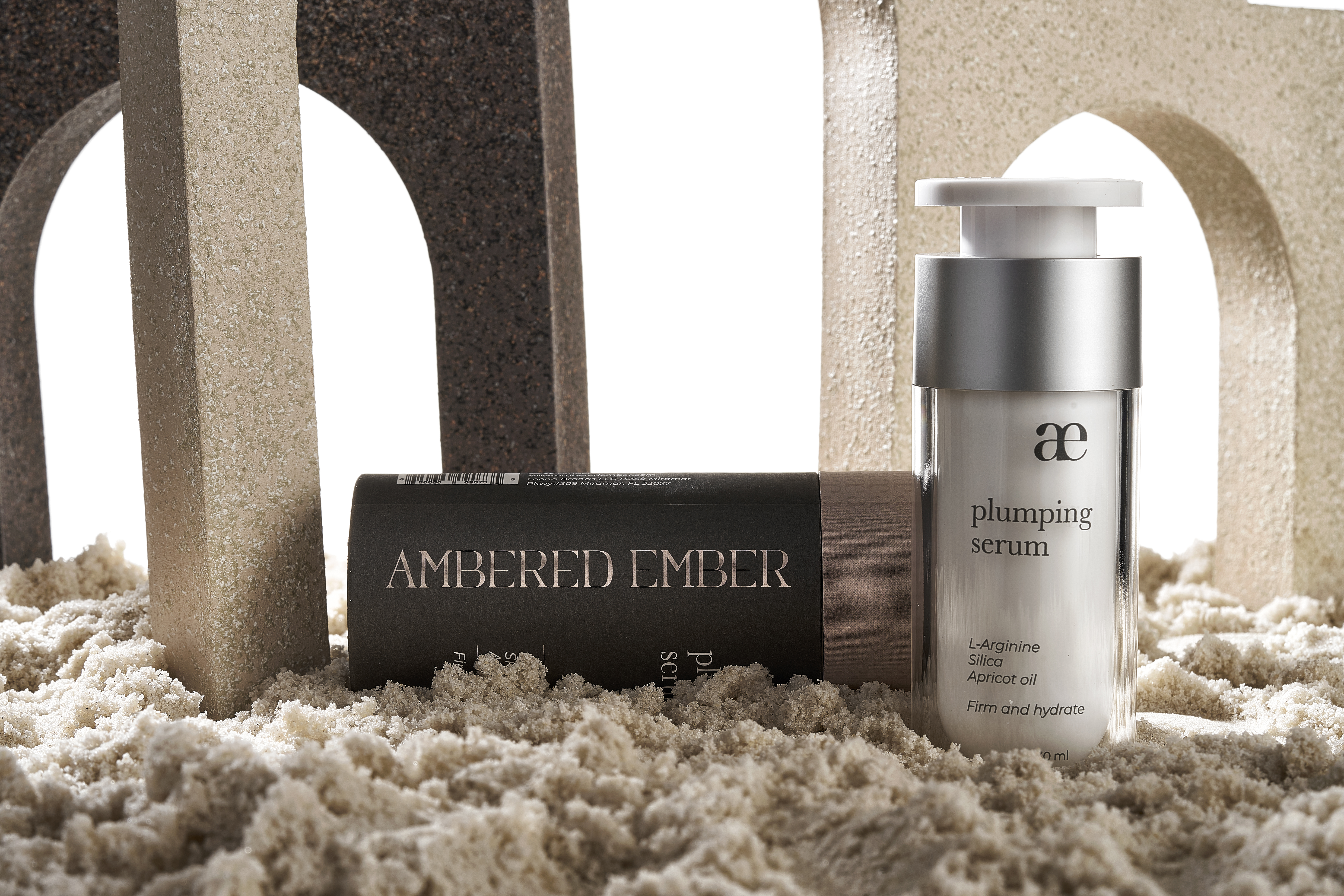 Ambered Ember Plumping Serum and box